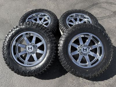 New Chrome Hostile H109 35x12.50r20 RT 8x170 Ford