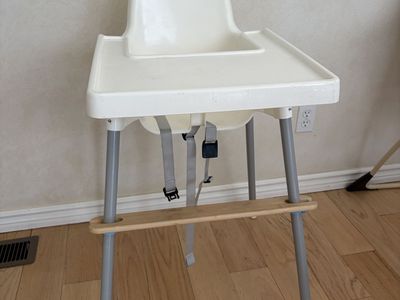 High Chair and Foot Rest