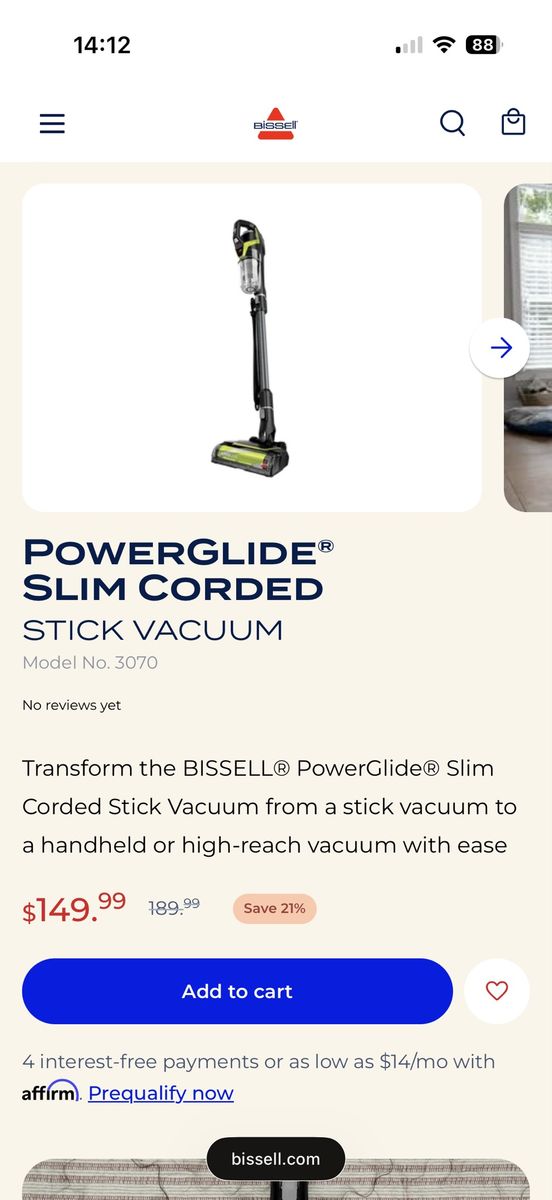 Bissell PowerGlide Pet Slim