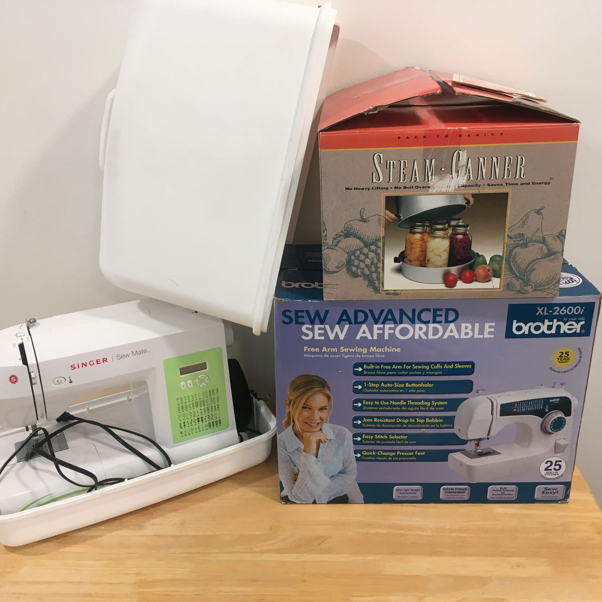 Sewing Machine's and ! Steam Canner