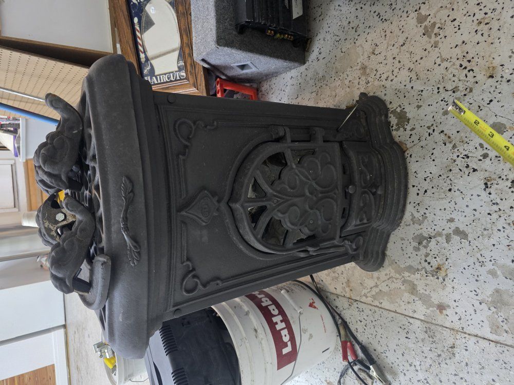 New wood burning stove cast iron