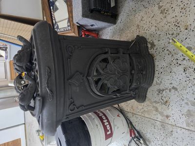 New wood burning stove cast iron