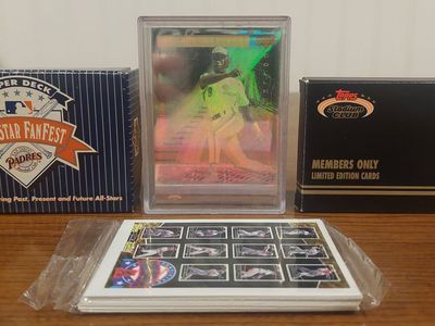 1992 Denny's Hologram Topps Black Gold Griffey Ryan Ripken Thomas Complete Sets