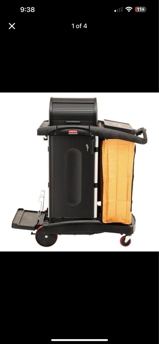 Janitor Cart Rubbermaid Commercial Cleaning Cart,