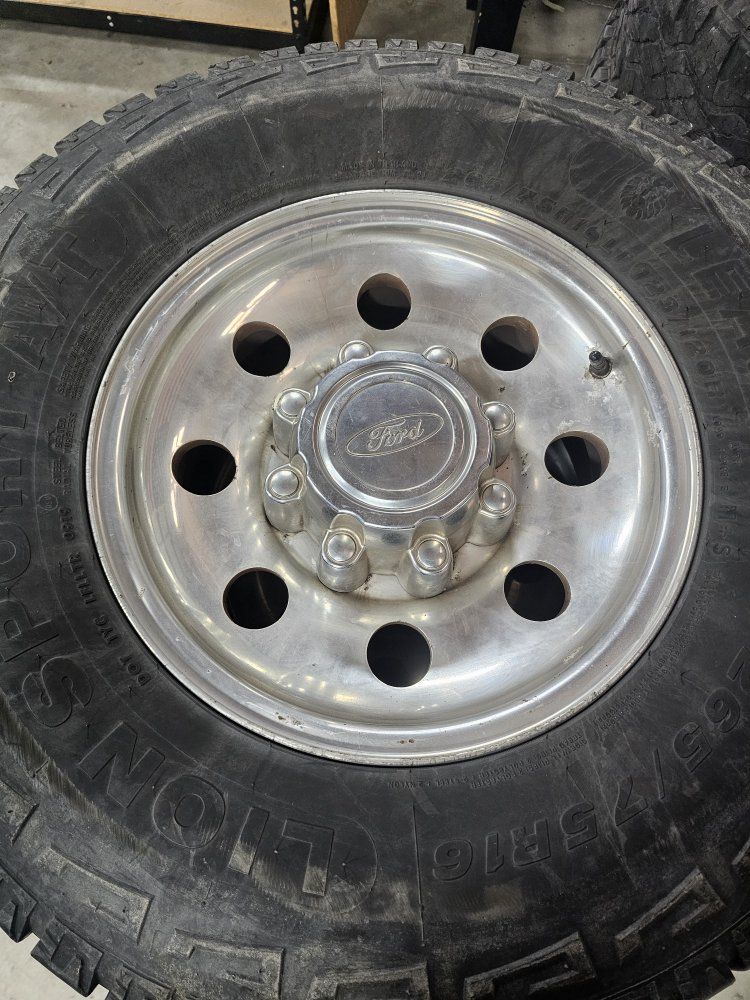 8x170 Aluminum Wheels and tires