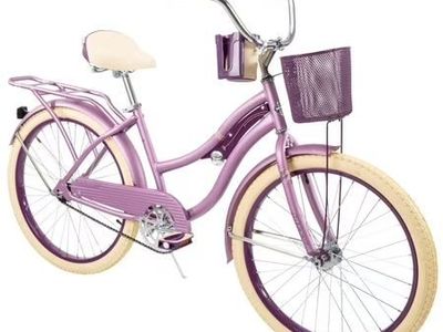 Huffy 24" Nel Lusso Girls' Cruiser Bike, Purple