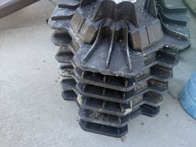 TuffBlock Deck Foundation Blocks - 6 count - Heavy Duty Deck Supports