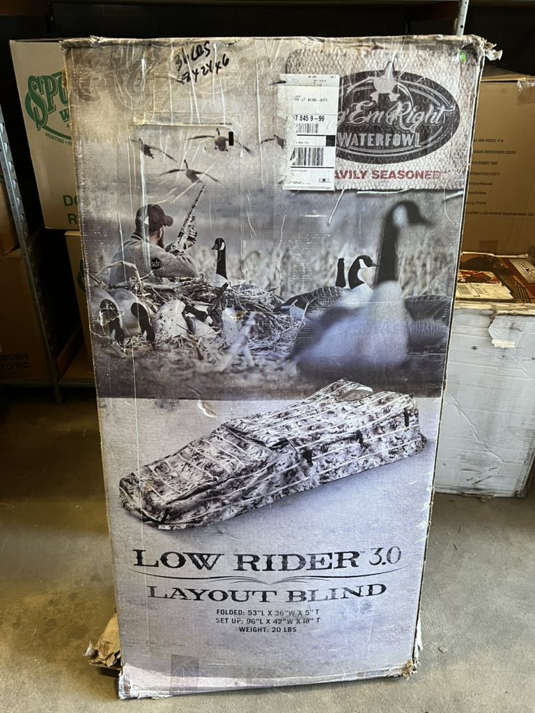 Rig'Em Right Low Rider 3.0 Layout Blind Foldable Camo Pattern 96"x42"x18"