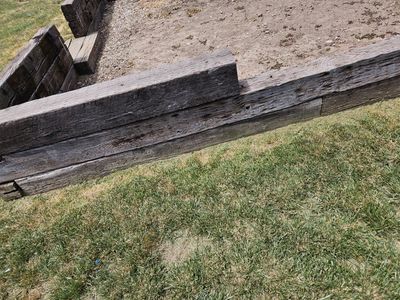 Used railroad ties