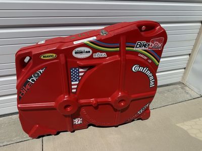 Bike Box Alan Red Hard Shell Bicycle Travel Case