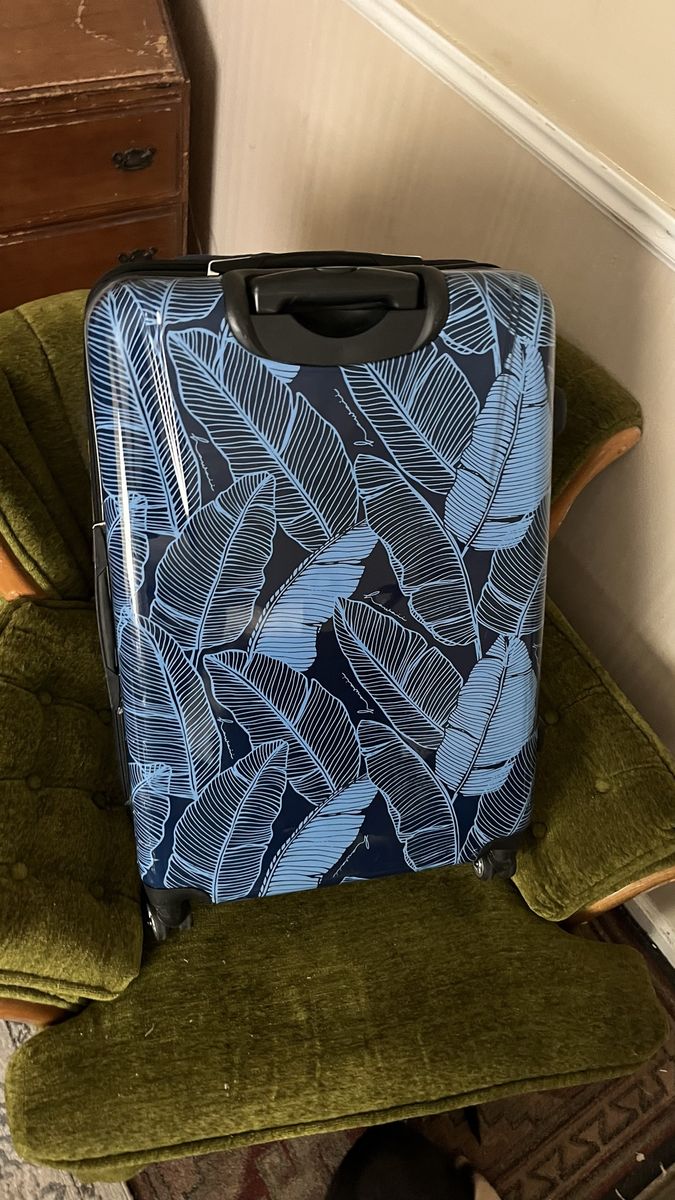 Large Checked Suitcase