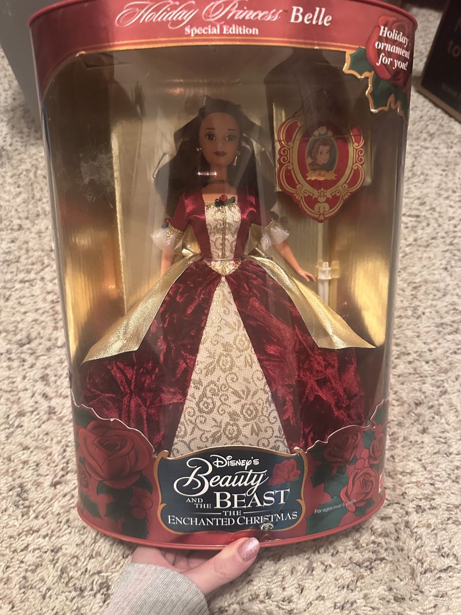Disney Belle Holiday Barbie – Beauty & the Beast