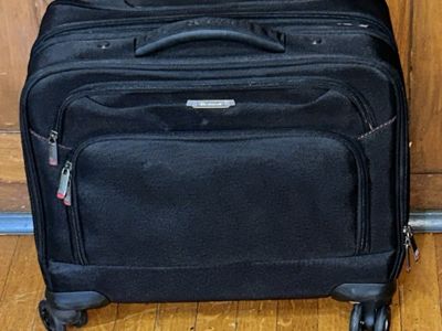 Samsonite Spinner Mobile Office Rolling Laptop Bag Black - Gently Used 1118365