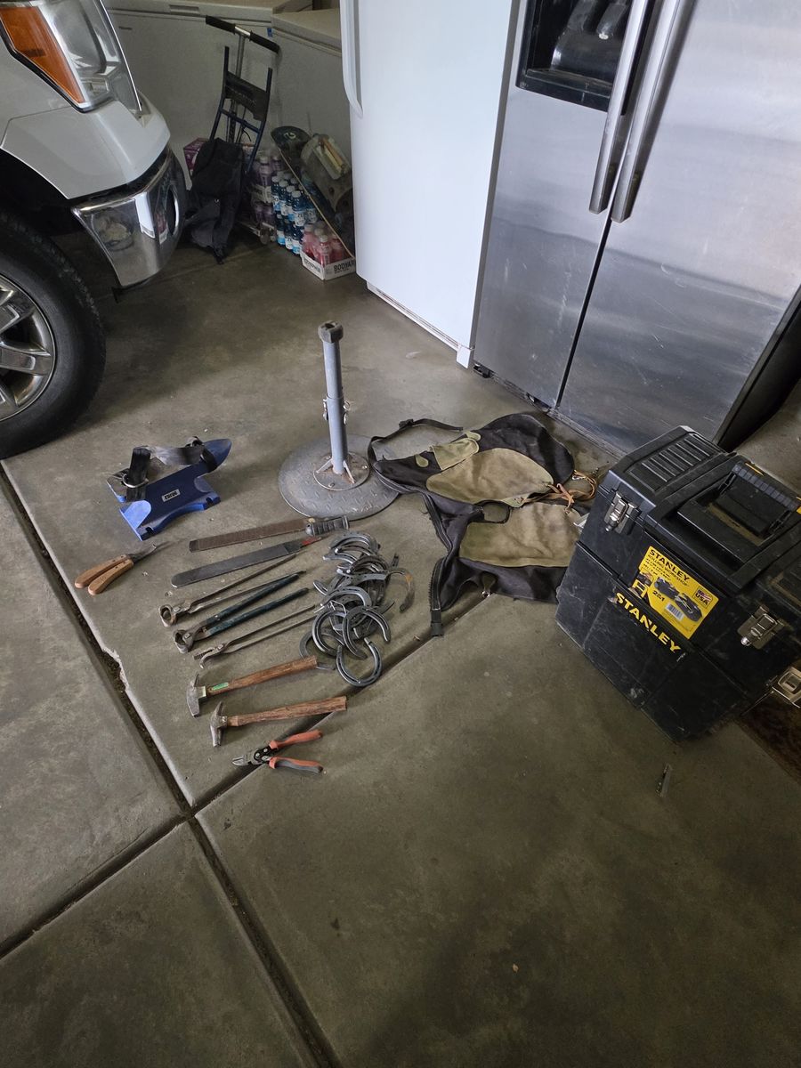 For sale.  Misc. horse shoeing equipment.