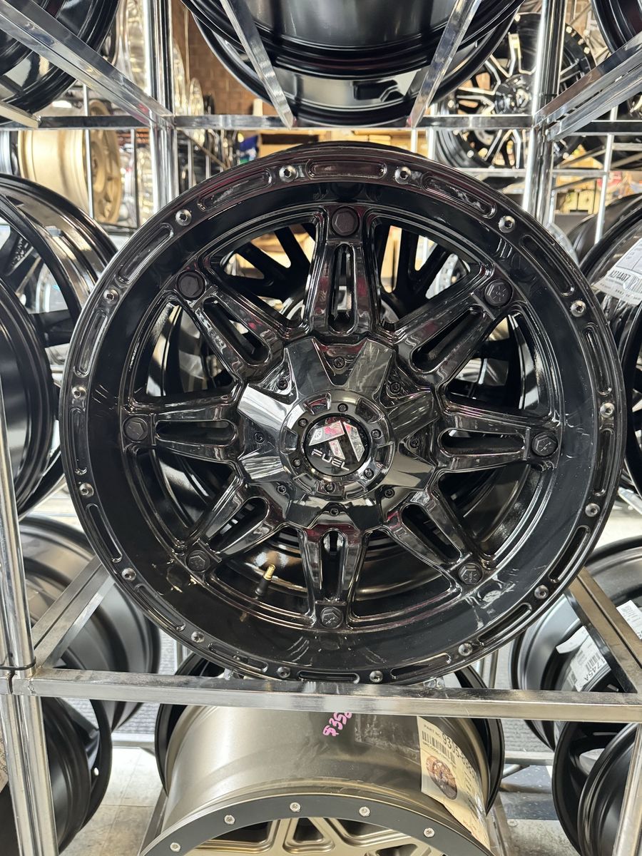Fuel 18x9 black lug pattern 6x139.7 brand new set of 4 wheels