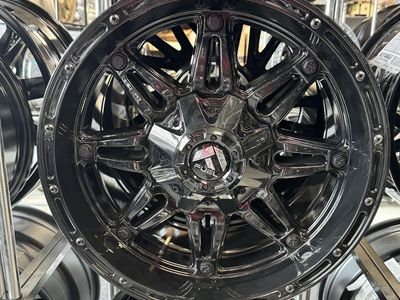 Fuel 18x9 black lug pattern 6x139.7 brand new set of 4 wheels