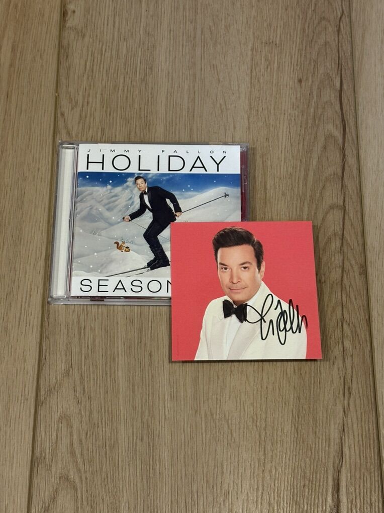 Jimmy Fallon-SIGNED Holiday Seasoning CD-SOLD OUT