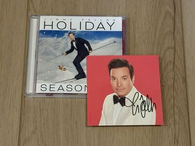Jimmy Fallon-SIGNED Holiday Seasoning CD-SOLD OUT