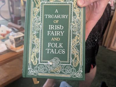 A Treasury of Irish Fairy and Folk Tales Hardcover Book