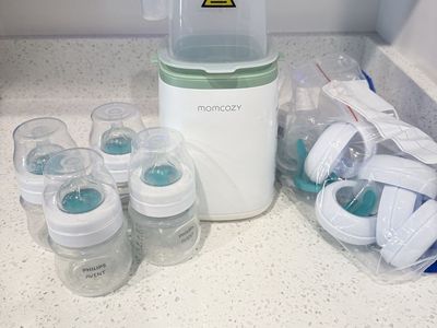 Bottles and bottle warmer