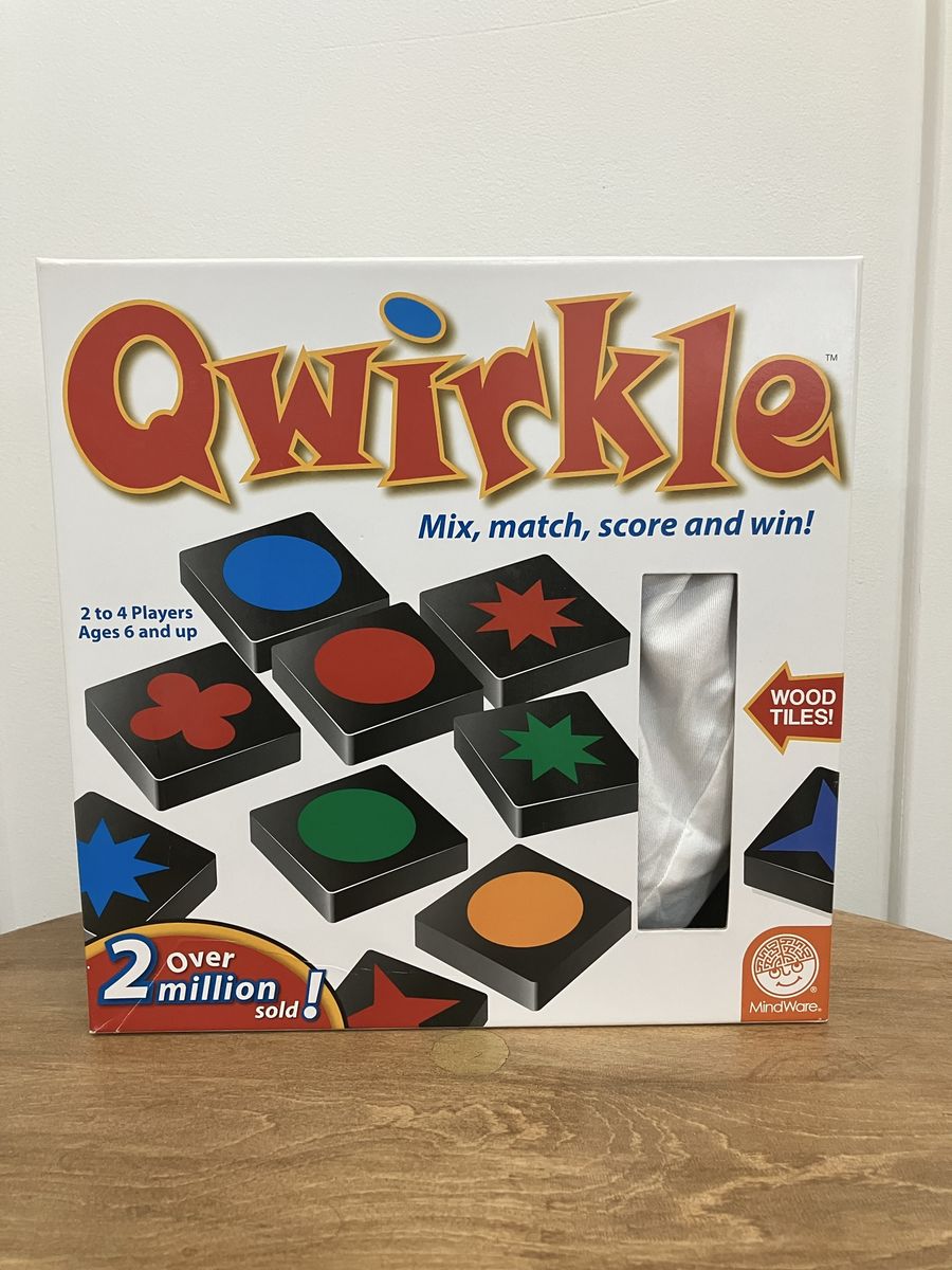 MindWare Qwirkle Strategy Board Game with Wood Tiles