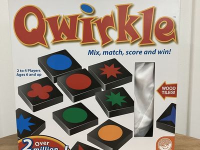 MindWare Qwirkle Strategy Board Game with Wood Tiles