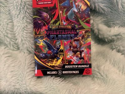 Pokemon Phantasmal Flames TCG Bundle Sealed 6 Pack Booster