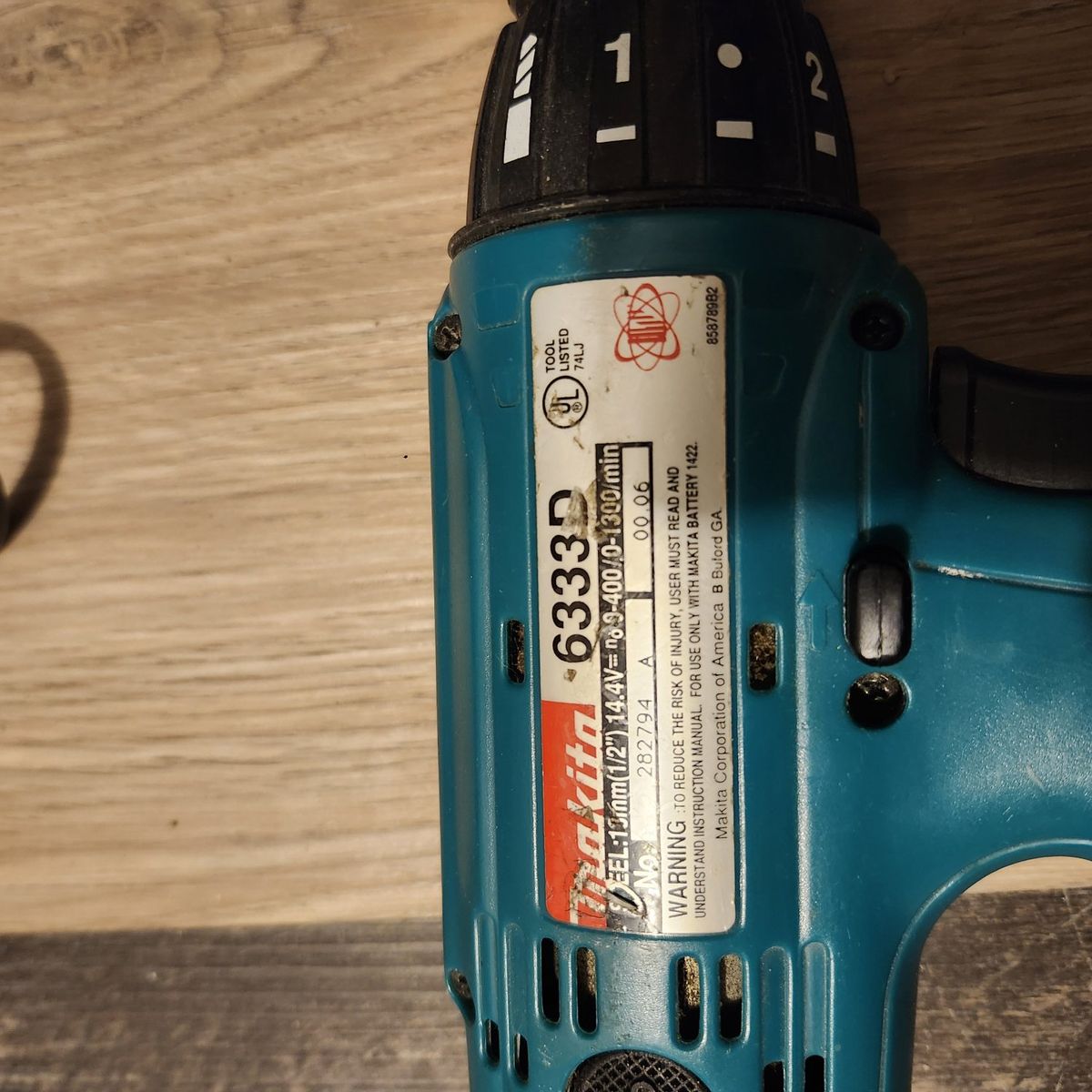 Makita charger and drill. No battery