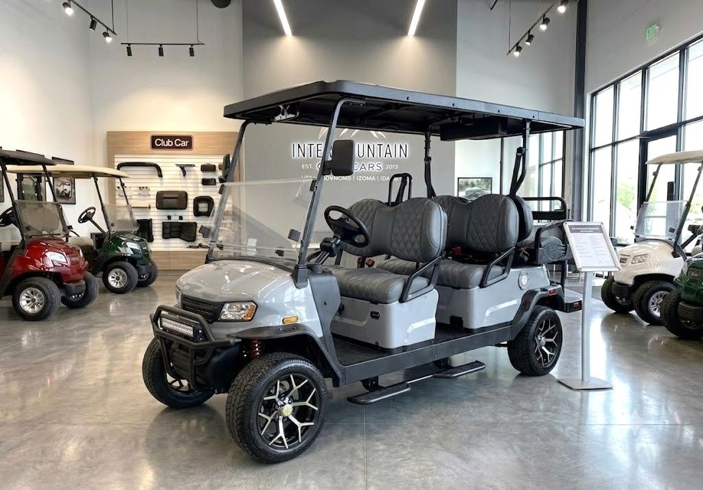 New Lifted 2026 Denago EV Rover XL6 LSV – Gray 6-Passenger