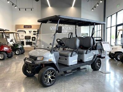 New Lifted 2026 Denago EV Rover XL6 LSV – Gray 6-Passenger