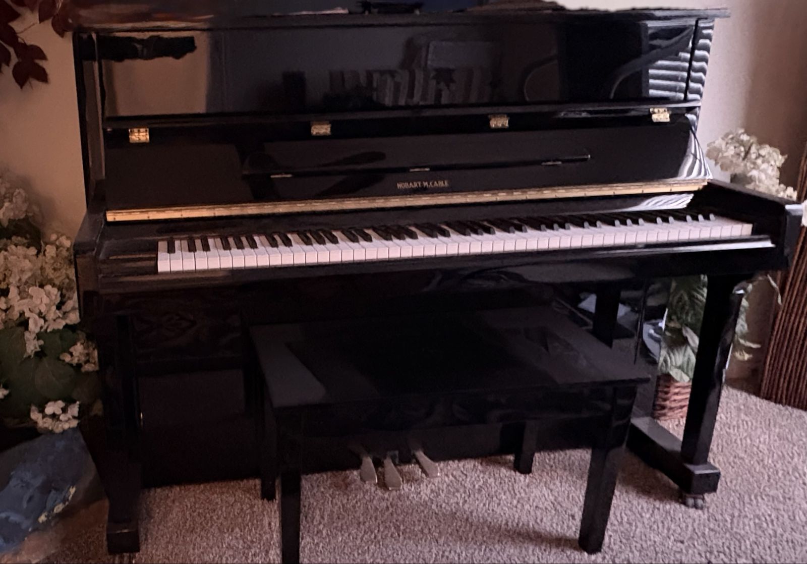 Hobart M. Cable Upright Piano