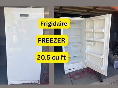 DELIVERY - WORKING 20.5 cu ft FRIGIDAIRE freezer - PERFECT TEMPERATURE