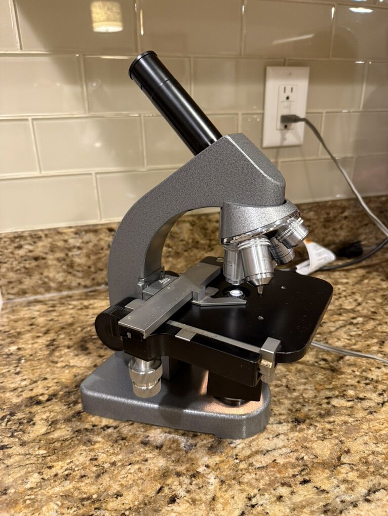 Vintage leitz microscope