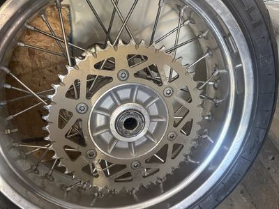 Super moto wheel and tires