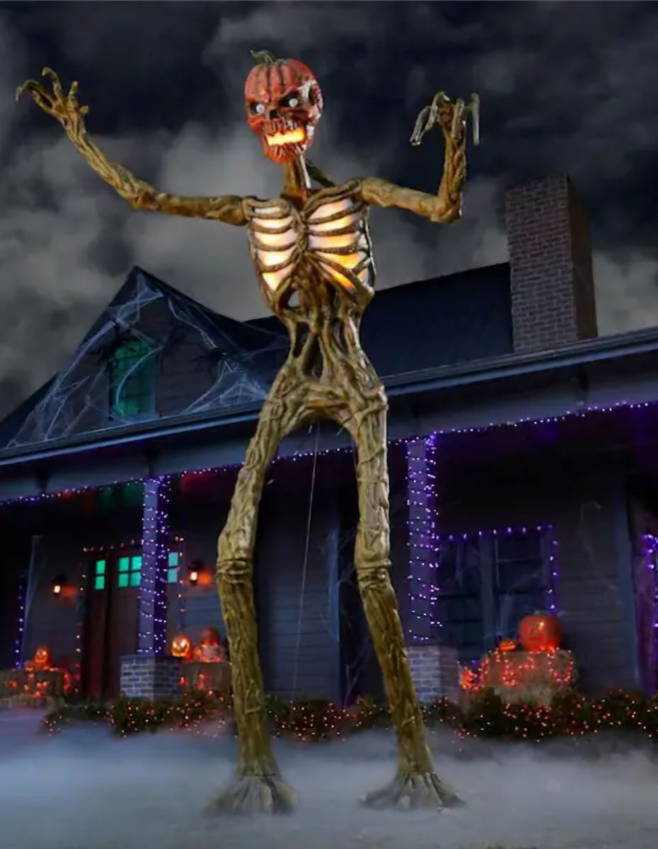 EUC- Halloween 12ft  Inferno Skeleton