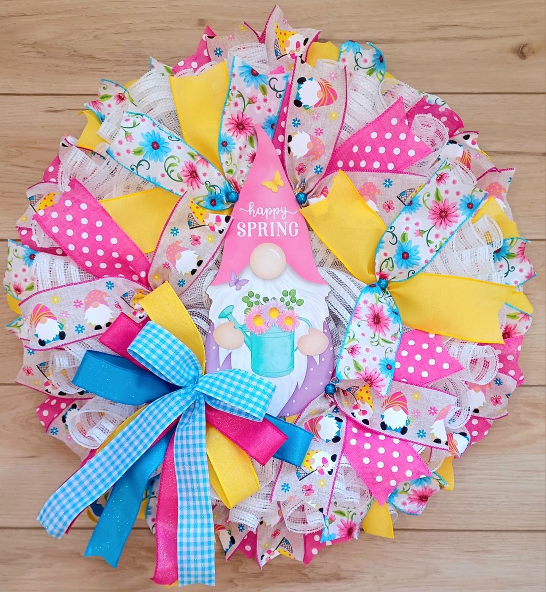 Spring Gnome Wreath