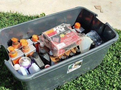 Large Lot of Motorcycle Fluids (Oil, Coolant, etc)