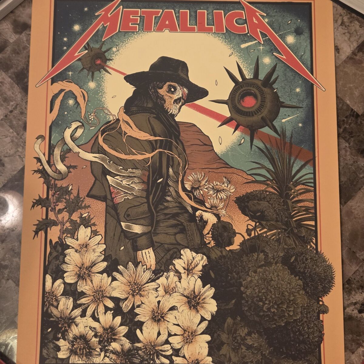 METALLICA “SPIT OUT THE BONE” POSTER Dido Peshev