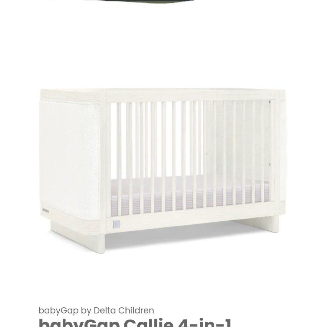 NEW- Baby Gap Callie 4-in-1 Upholstered Crib