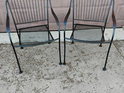 Wrought Iron Chairs Set Of 2, Choice of Cushions