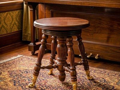 Vintage Paino Stool | Plant Stand