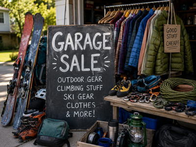 Avenues Garage Sale - Outdoor, Climbing, Skiing, Hiking Equipment - SUNDAY MORNING.