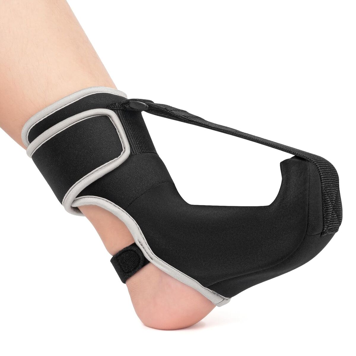 NEW Plantar Fasciitis Night Splint: Upgraded Plantar Fasciitis Sock for Achilles Tendonitis Pain Relief and Healing (Small)