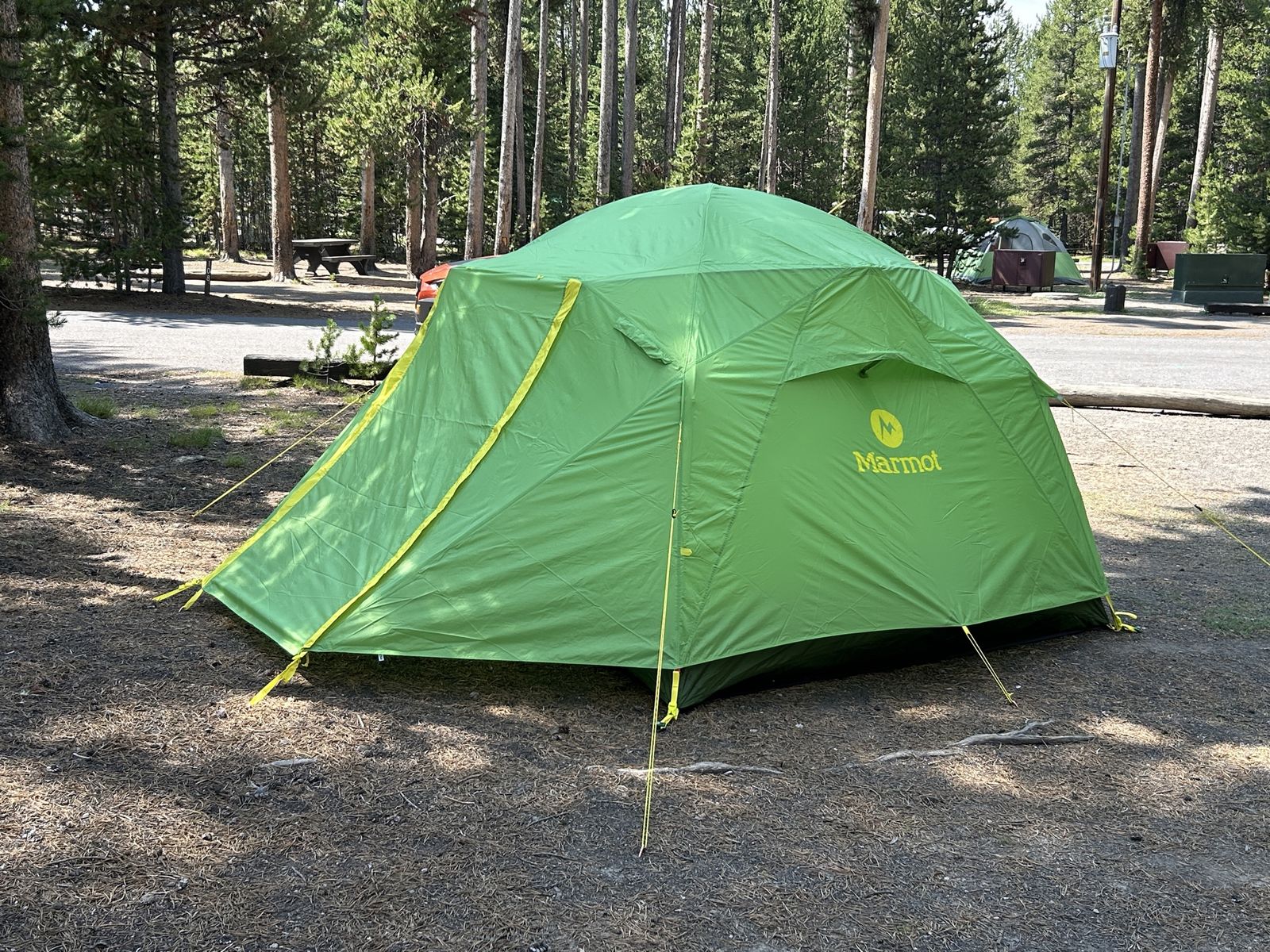 Marmot Limestone 4P Camping Tent - Green 4 person