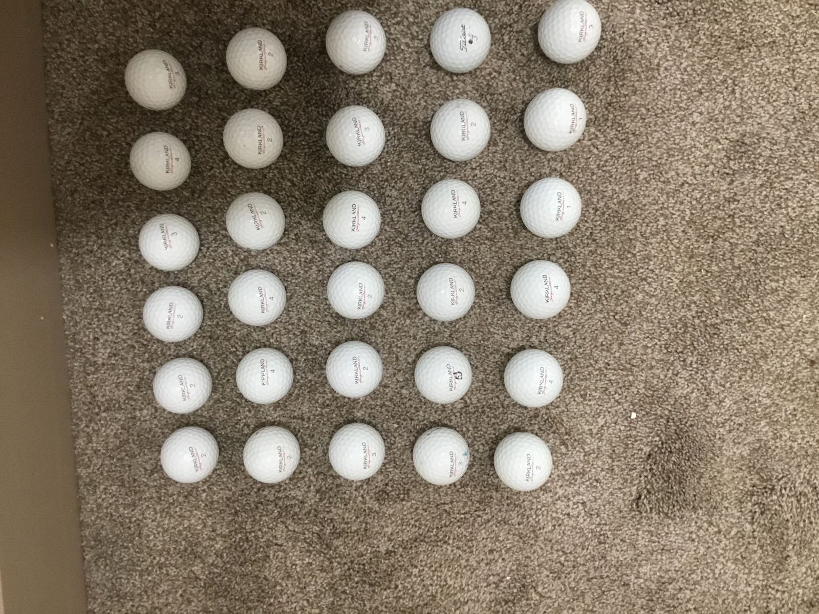 Set Of 30 Golfballs- Kirkland Performance Plus