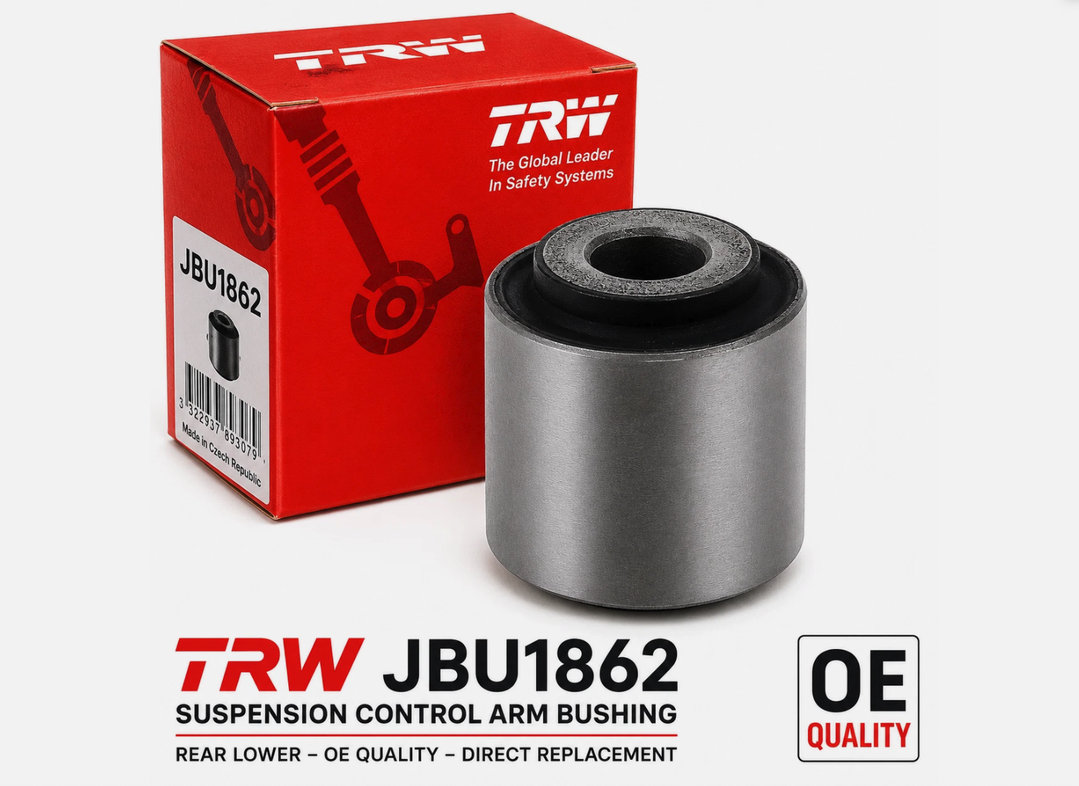 TRW JBU1862 Rear Lower Control Arm Bushing for Honda CR-V 2002-2016 OE New