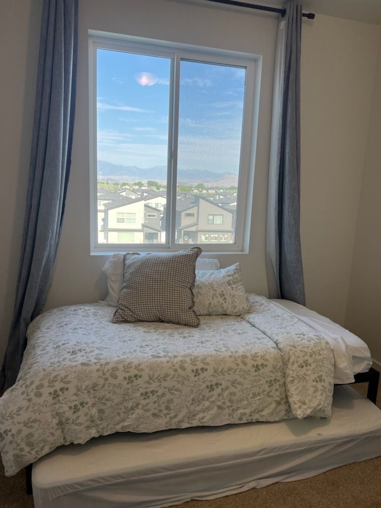 Twin Trundle Bed + Mattresses