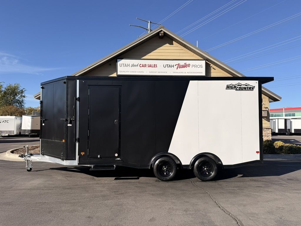 8x18 / 8.5x18 UTV/ATV/Snowmobile Enclosed Trailer All Aluminum High Country 2026