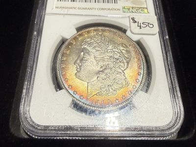 1899-O MORGAN TONNER SILVER DOLLAR MS 64+