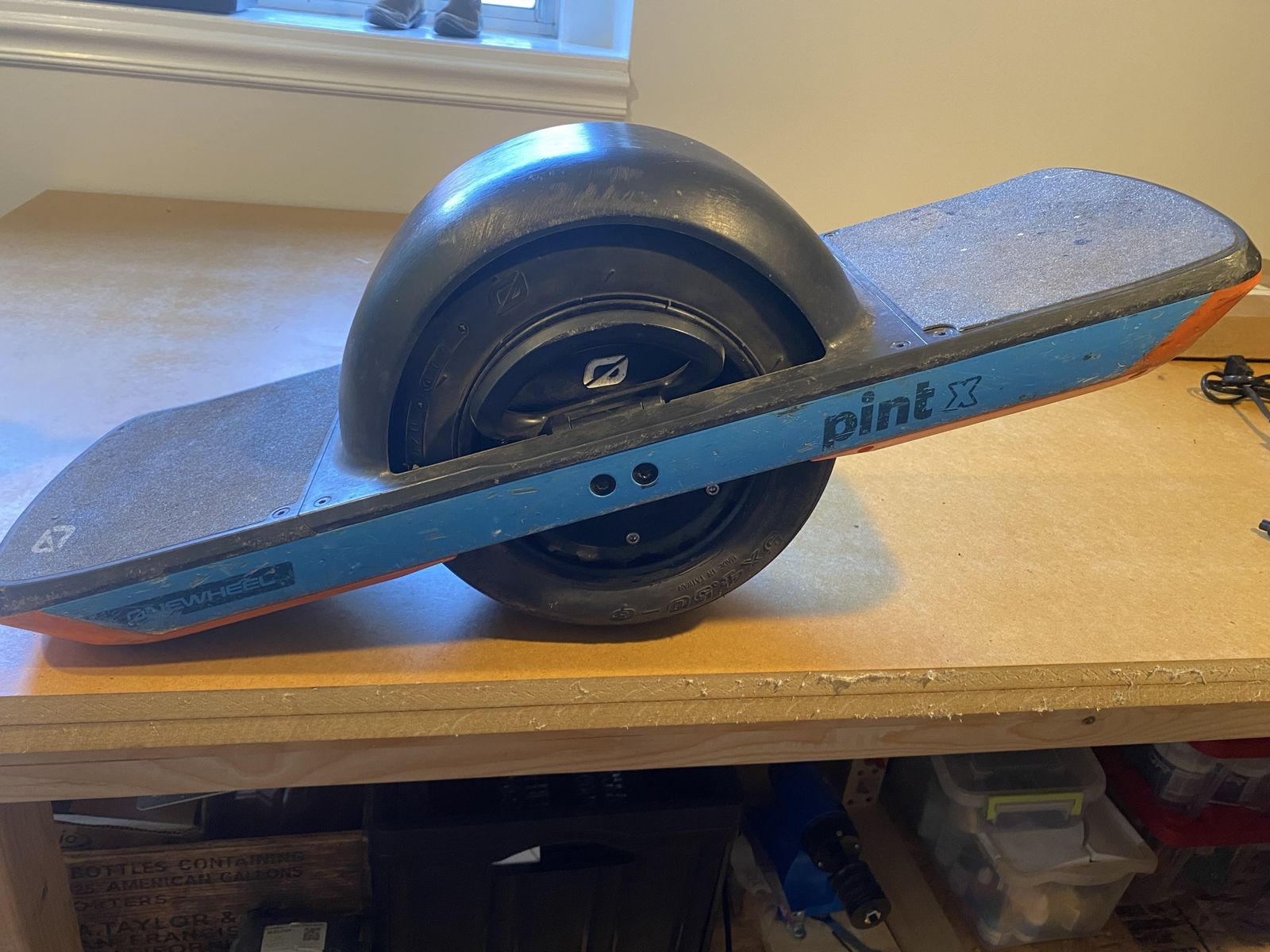 Onewheel Pint X Electric Skateboard - Orange & Blue - Includes 2 Chargers